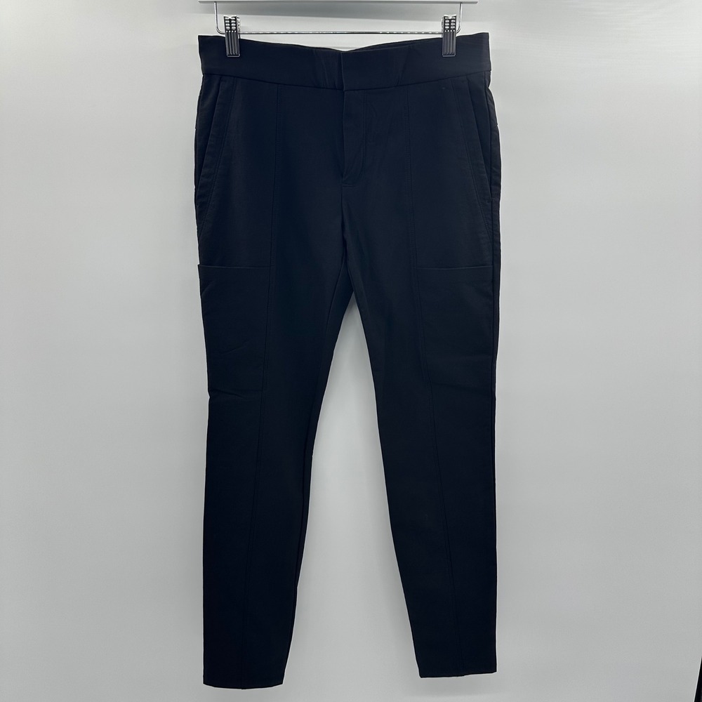 Athleta Wander Stash Skinny Pant Womens 4 Black Travel Commute Nylon Stretch - Picture 9 of 12